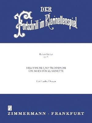 Bild des Verkufers fr Der Fortschritt im Klarinettenspiel Op.91 Band 1fr Klarinette zum Verkauf von Smartbuy
