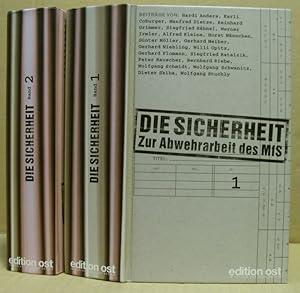 Bild des Verkufers fr Die Sicherheit. Zur Abwehrarbeit des MfS. zum Verkauf von Nicoline Thieme