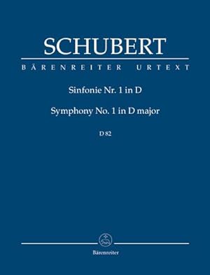 Bild des Verkufers fr Sinfonie D-Dur Nr.1 D82fr Orchester : Studienpartitur zum Verkauf von Smartbuy