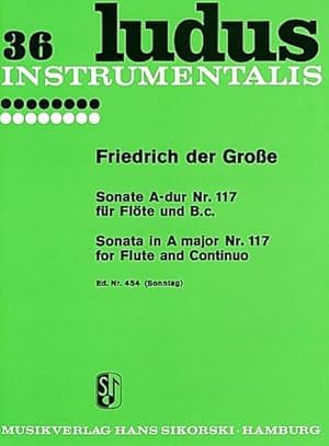 Bild des Verkufers fr Sonate A-Dur op.117fr Flte und Klavier zum Verkauf von Smartbuy