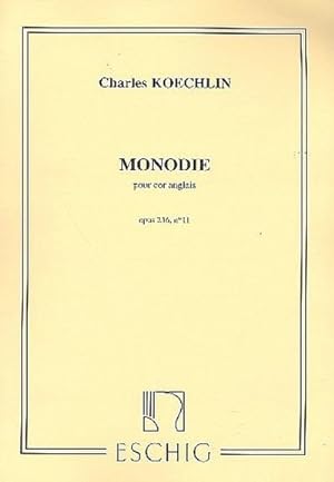 Bild des Verkufers fr Monodie op.216,11 pour cor anglais zum Verkauf von Smartbuy