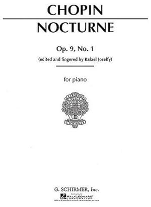 Bild des Verkufers fr Nocturne, Op. 9, No. 1 in B-Flat Minor : Piano Solo zum Verkauf von Smartbuy