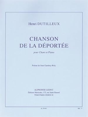 Seller image for Chanson de la dporte pour chantet piano for sale by Smartbuy