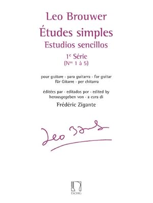 Bild des Verkufers fr Etudes simples vol.1 (nos.1-5)pour guitare zum Verkauf von Smartbuy