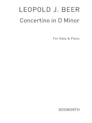 Bild des Verkufers fr Concertino d minor op.81for viola and piano zum Verkauf von Smartbuy