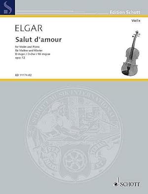 Image du vendeur pour Salut d'amour op.12 (in D Major)for violin and piano mis en vente par Smartbuy