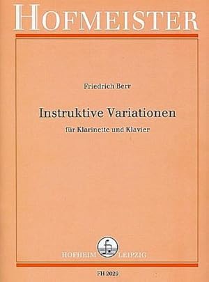 Bild des Verkufers fr Instruktive Variationen fürKlarinette und Klavier zum Verkauf von Smartbuy