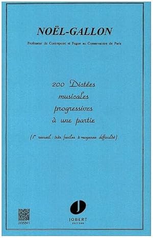 Bild des Verkufers fr 200 dictes musicales progressives  une partie vol.1 partie 1100 dictes (trs faciles a moyenne difficult) zum Verkauf von Smartbuy