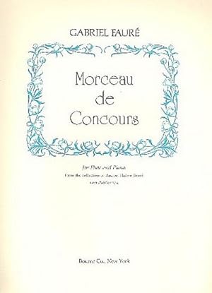 Bild des Verkufers fr Morceau de Concoursfor flute and piano zum Verkauf von Smartbuy