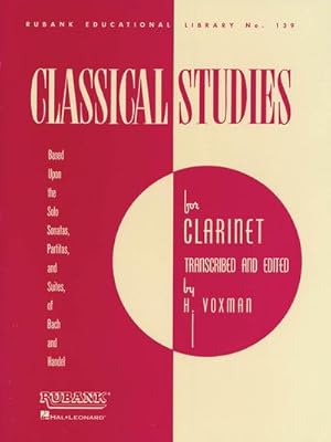 Imagen del vendedor de Classical Studies for Clarinet a la venta por Smartbuy