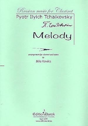 Bild des Verkufers fr Melody op.42,3for clarinet and piano zum Verkauf von Smartbuy