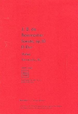 Bild des Verkufers fr Sonate D-Dur op.50 fr Violine,Violoncello und Bc. : Partitur und Stimmen zum Verkauf von Smartbuy
