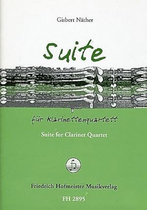 Bild des Verkufers fr Suitefr 4 Klarinetten : Partitur und Stimmen zum Verkauf von Smartbuy