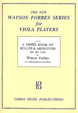 Seller image for A third Book of Scales andarpeggios for viola for sale by Smartbuy