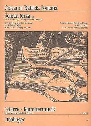 Bild des Verkufers fr Sonata terza C-Dur fr Violine(Blockflte), Gitarre und Ba : (Violoncello ad lib.) zum Verkauf von Smartbuy