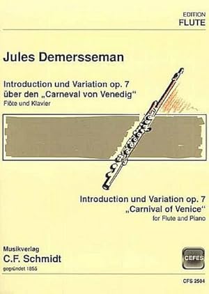 Bild des Verkufers fr Introdution und Variationen ber Karneval in Venedig op.7fr Flte und Klavier zum Verkauf von Smartbuy