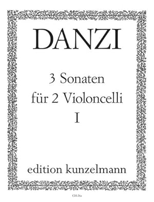 Bild des Verkufers fr 3 Sonaten op.1,1fr 2 Violoncelli : Stimmen zum Verkauf von Smartbuy
