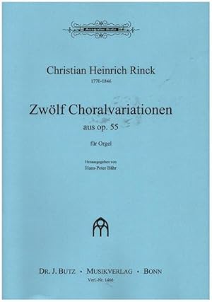 Bild des Verkufers fr 12 Choralvariationen aus op.55fr Orgel zum Verkauf von Smartbuy