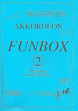 Bild des Verkufers fr Funbox 2 fr Akkordeon solo mitFun-Stimme zum Verkauf von Smartbuy
