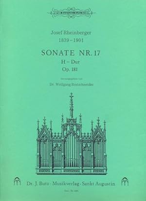 Bild des Verkufers fr Sonate H-Dur op.181fr Orgel zum Verkauf von Smartbuy