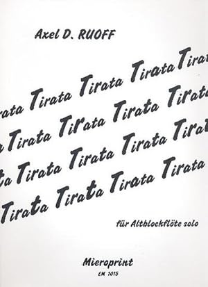 Seller image for Tirata fr Altblockflte for sale by Smartbuy
