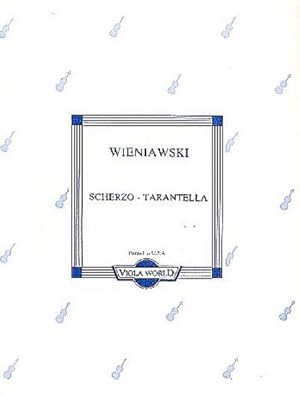 Bild des Verkufers fr Scherzo-Tarantella op.16for viola and piano zum Verkauf von Smartbuy