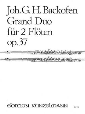Seller image for Grand duo op.37fr 2 Flten : Spielpartitur for sale by Smartbuy