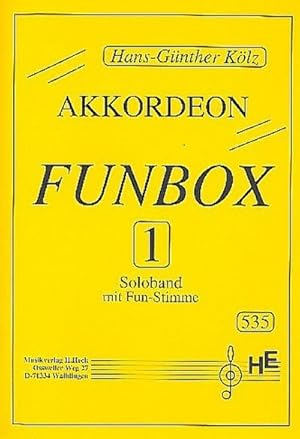 Bild des Verkufers fr Funbox 1 fr Akkordeon solomit Fun-Stimme zum Verkauf von Smartbuy