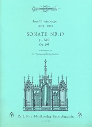 Bild des Verkufers fr Sonate g-Moll Nr.19 op.193fr Orgel zum Verkauf von Smartbuy