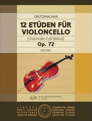 Bild des Verkufers fr 12 Etden op.72 fr Violoncello(2. Cello ad lib.) zum Verkauf von Smartbuy
