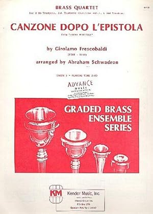 Bild des Verkufers fr Canzone dopo l'epistolafor 2 trumpets and 2 trombones : score and parts zum Verkauf von Smartbuy