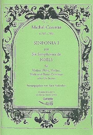 Seller image for Sinfonia 1 aus 6 symphonies de noelsfr Violine (Flte), Violine, Viola und : Bc, Stimmen for sale by Smartbuy