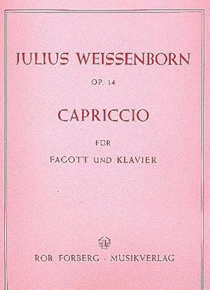 Bild des Verkufers fr Capriccio op.14fr Fagott und Klavier zum Verkauf von Smartbuy