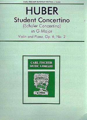 Bild des Verkufers fr Student Concertino G major no.2op.6 for violin and piano zum Verkauf von Smartbuy