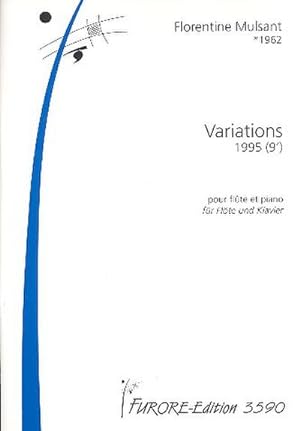 Bild des Verkufers fr Variationsfr Flte und Klavier zum Verkauf von Smartbuy