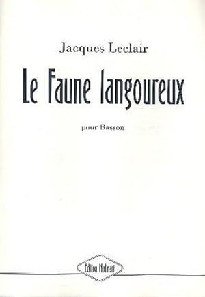 Bild des Verkufers fr Le faune langoureuxpour basson zum Verkauf von Smartbuy