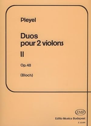 Bild des Verkufers fr Duos op.48 vol.2for two violins : score zum Verkauf von Smartbuy