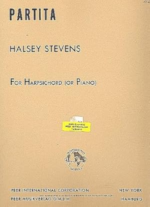 Bild des Verkufers fr Partita for harpsichord (piano) zum Verkauf von Smartbuy