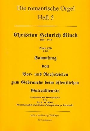 Bild des Verkufers fr Sammlung von Vor- und Nachspielen . op.129,1fr Orgel zum Verkauf von Smartbuy