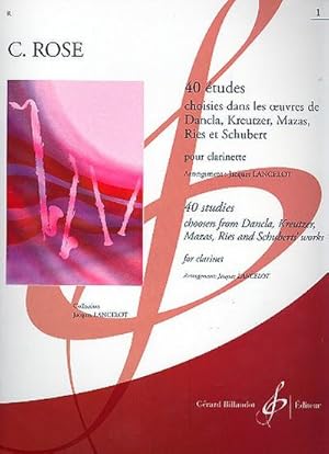 Seller image for 40 etudes vol.1 (nos.1-20) pour clarinette for sale by Smartbuy