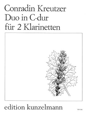Bild des Verkufers fr Duo C-Durfür 2 Klarinetten : Stimmen zum Verkauf von Smartbuy