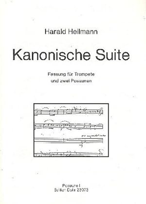 Bild des Verkufers fr Kanonische Suite op.103 fr Trompete und2 Posaunen : Posaune 1 zum Verkauf von Smartbuy