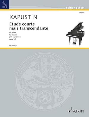 Bild des Verkufers fr Etude courte mais transcendante op.149fr Klavier zum Verkauf von Smartbuy