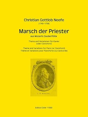 Bild des Verkufers fr Thema und Variationen ber Marsch der Priester aus Mozarts Zauberfltefr Klavier (Clavichord) zum Verkauf von Smartbuy