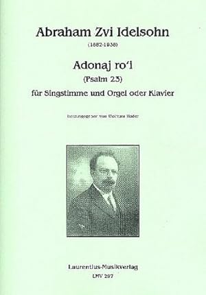 Imagen del vendedor de Adonaj ro'ifr Gesang und Orgel (Klavier) : Partitur (hebr) a la venta por Smartbuy