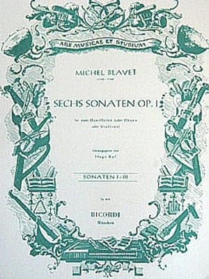 Bild des Verkufers fr 6 Sonaten Band 1 (Nr.1-3) für 2 Fl ten zum Verkauf von Smartbuy
