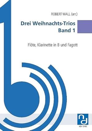 Bild des Verkufers fr 3 Weihnachts-Trios Band 1fr Flte, Klarinette und Fagott : Partitur und Stimmen zum Verkauf von Smartbuy