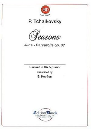 Bild des Verkufers fr Juni - Barcarolle op.37,6fr Klarinette und Klavier zum Verkauf von Smartbuy