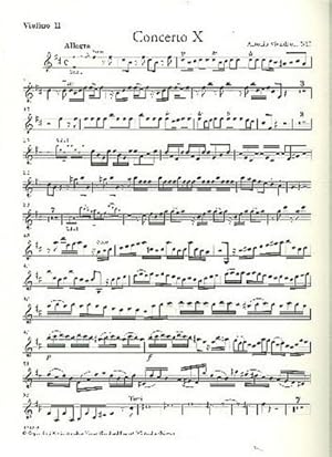 Bild des Verkufers fr Konzert h-Moll op.3,10fr 4 Violinen, Streicher und Bc : Violine 2 (ripieno) zum Verkauf von Smartbuy