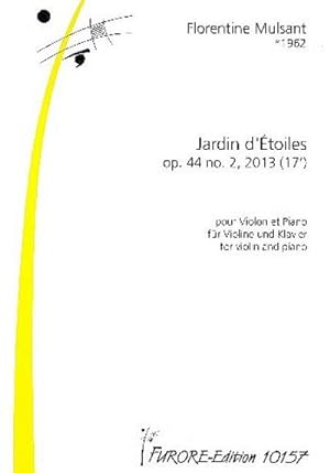 Bild des Verkufers fr Jardin d'toiles op.44,2fr Violine und Klavier zum Verkauf von Smartbuy